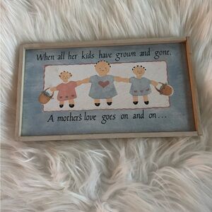 Charming Family Wall Art with Heartwarming Quote